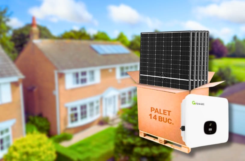 Sistem fotovoltaic complet.