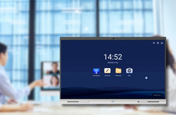 Tabla interactiva cu touch screen.