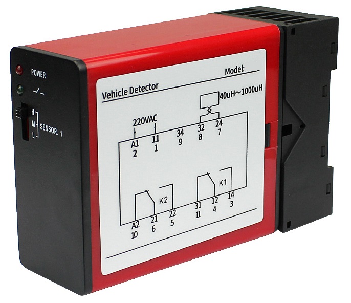 Detector de bucla inductiva, 2 bucle cu detectarea directiei, ACM706