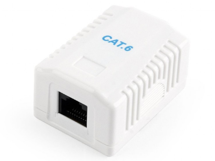 Priza aplicata UTP CAT6, 1 port, ABS, Safer SAF-SINGLEPORT-6