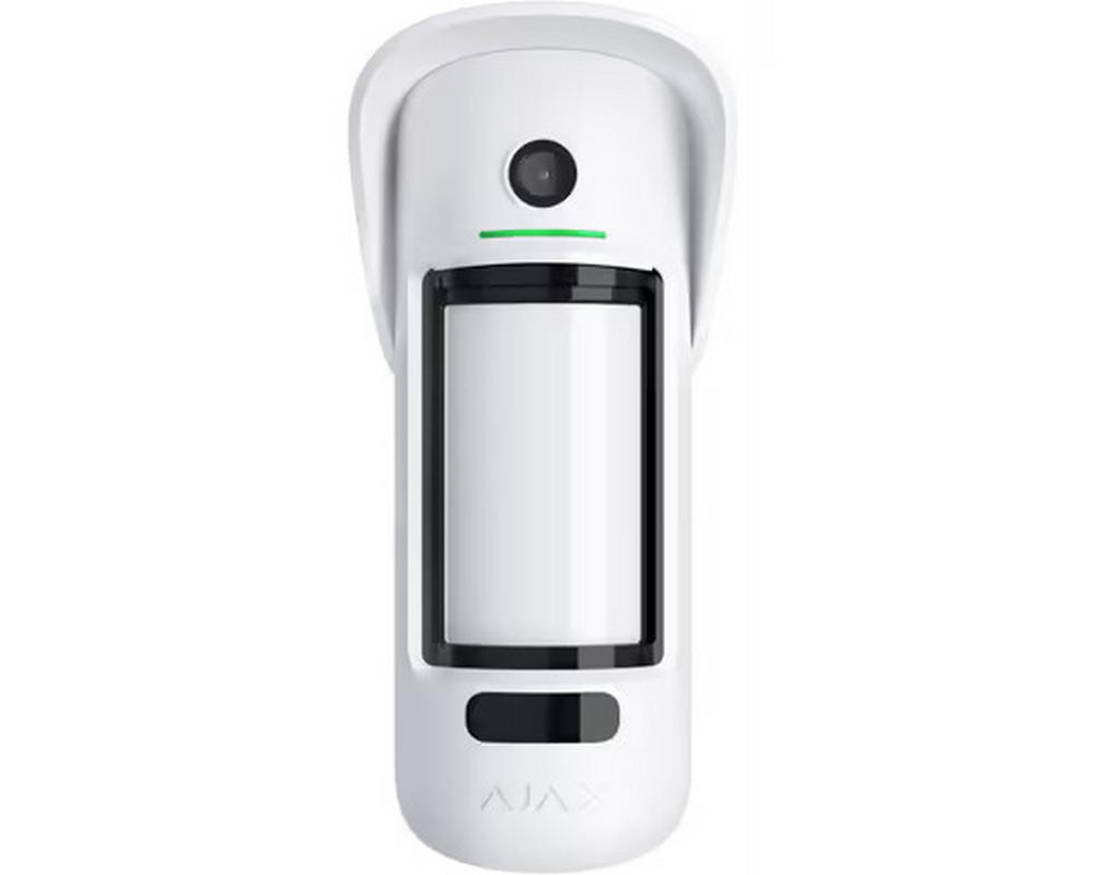 Senzor de miscare wireless PIR si IR, 1.7 km 868 MHz, uz exterior, imunitate animale, anti-masking, alb, AJAX MotionCam Outdoor(PhOD)(W)