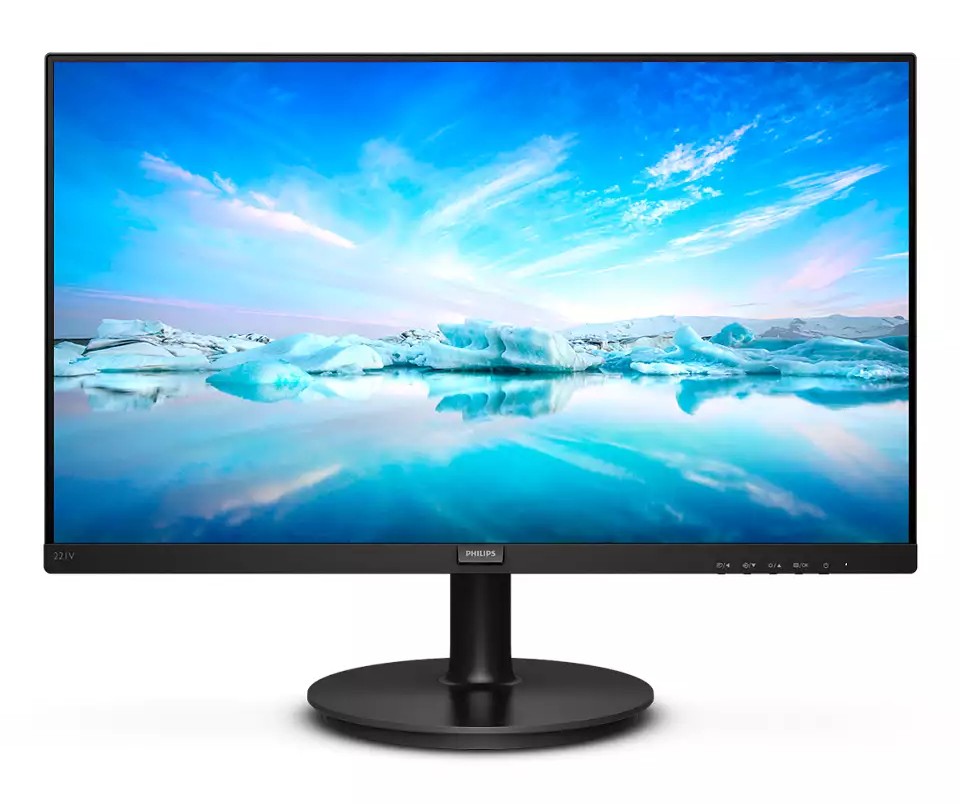 Monitor LCD VA, 21,5 inch - 54,6 cm, Full HD, sRGB, Philips 221V8/00