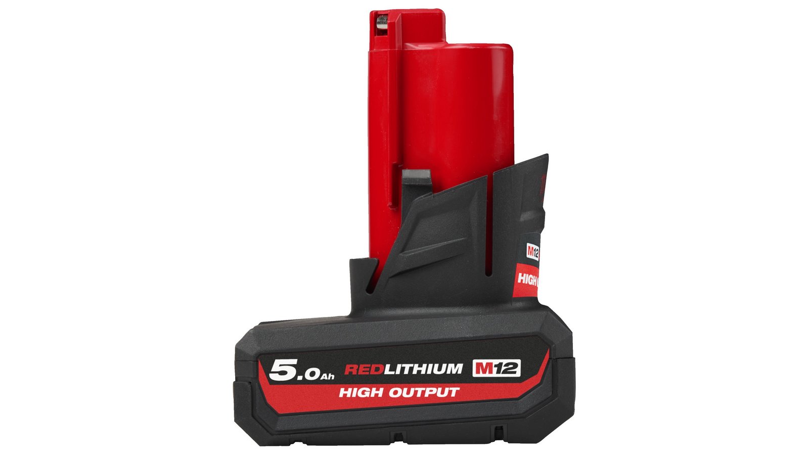 Acumulator Milwaukee M12 HB5 Red Lithium, 5AH, protectie la suprasarcina, carcasa rezistenta, 4932480165
