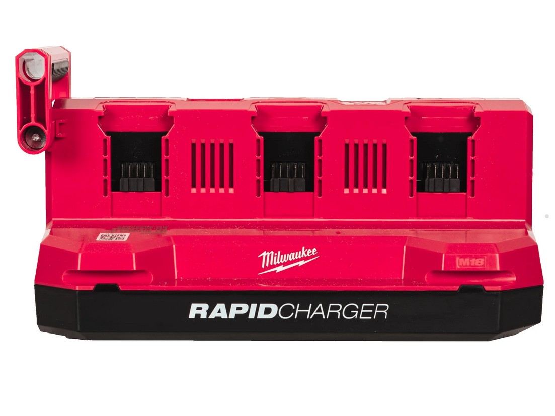 Incarcator rapid Milwaukee M18 MPC6, 6 porturi, 6A si 2.6A, sistem depozitare Packout, 4932498551