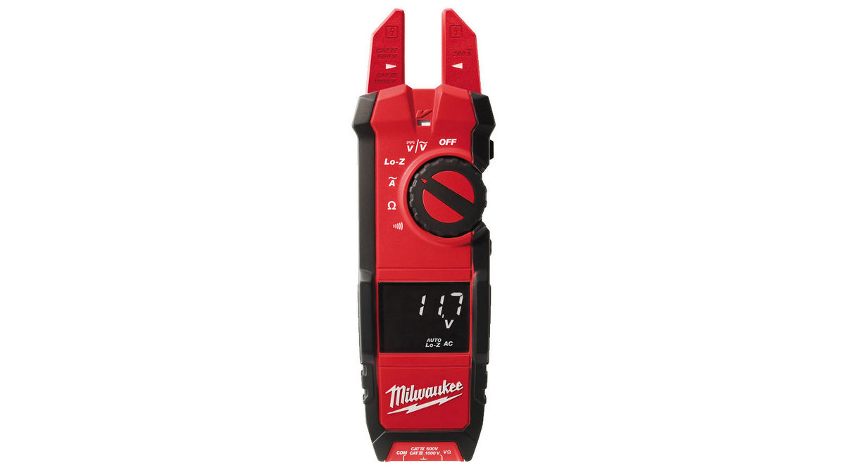 Aparat de masura cu falci, Milwaukee, TRMS, CAT III 1000V/CAT IV 600V, LED, tester electric, 2 baterii AA, IP64, 4933416972