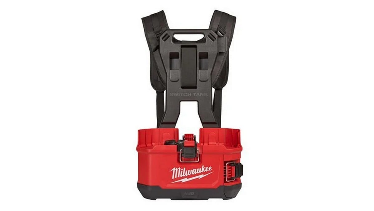 Rucsac Milwaukee M18 BPFPH-401 pentru pompa Switch Tank, acumulator M18 4Ah, incarcator M12-M18, capacitate 15l, 4933464962