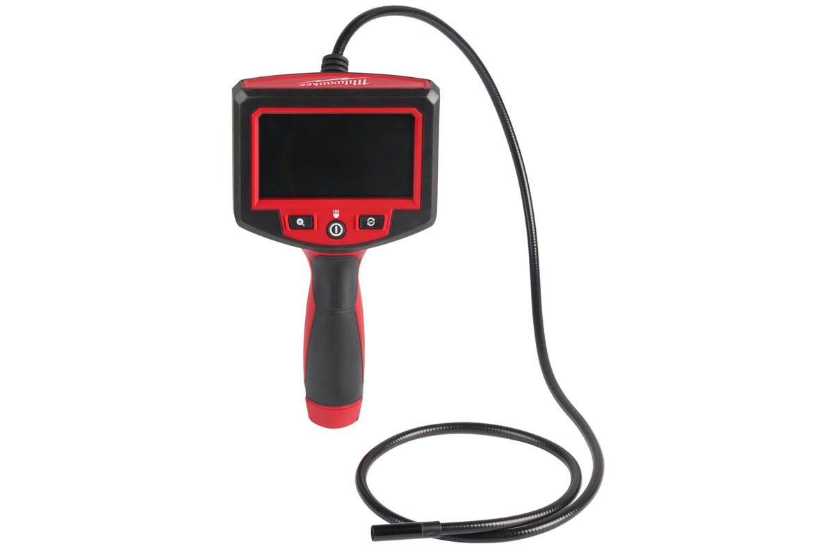 Camera inspectie Milwaukee AIC2, cablu 1.2m-10mm, ecran LCD 43 inch, rezolutie 720p, zoom x3, IP67, 4x bateriiAA, cutie protectie, 4933480738
