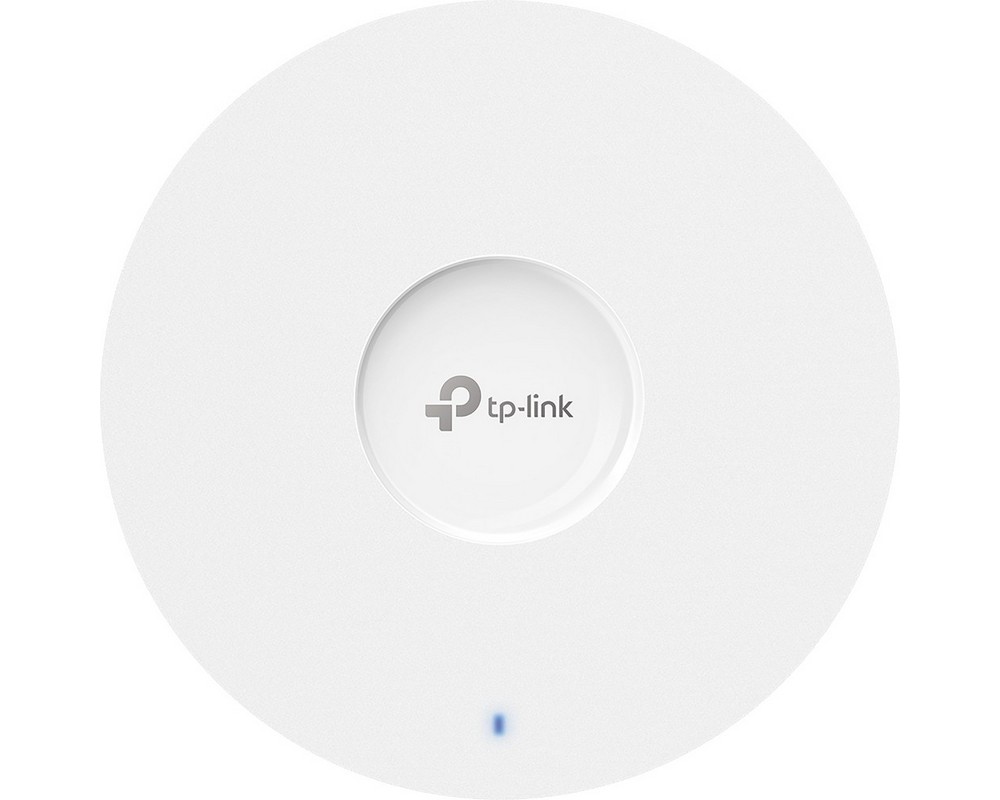 Acces Point de tavan cu Wi-Fi 6 Tp-Link Omada AX6000, Dual Band, 8 antene interne, 1x port 2.5 Gigabit, Mesh, PoE+, EAP683 UR