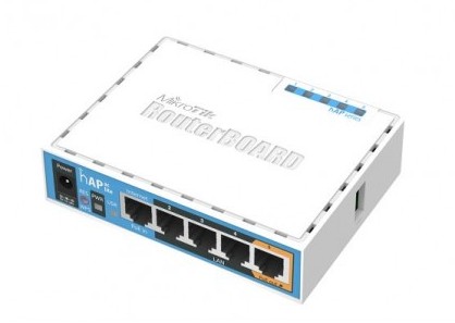 Mikrotik , Acces Point hAP ac lite, RB952UI-5AC2ND, 5 porturi Ethernet, Dual-Band Wi-Fi 2.4GHZ si 5GHz, procesor 650MHz, PoE
