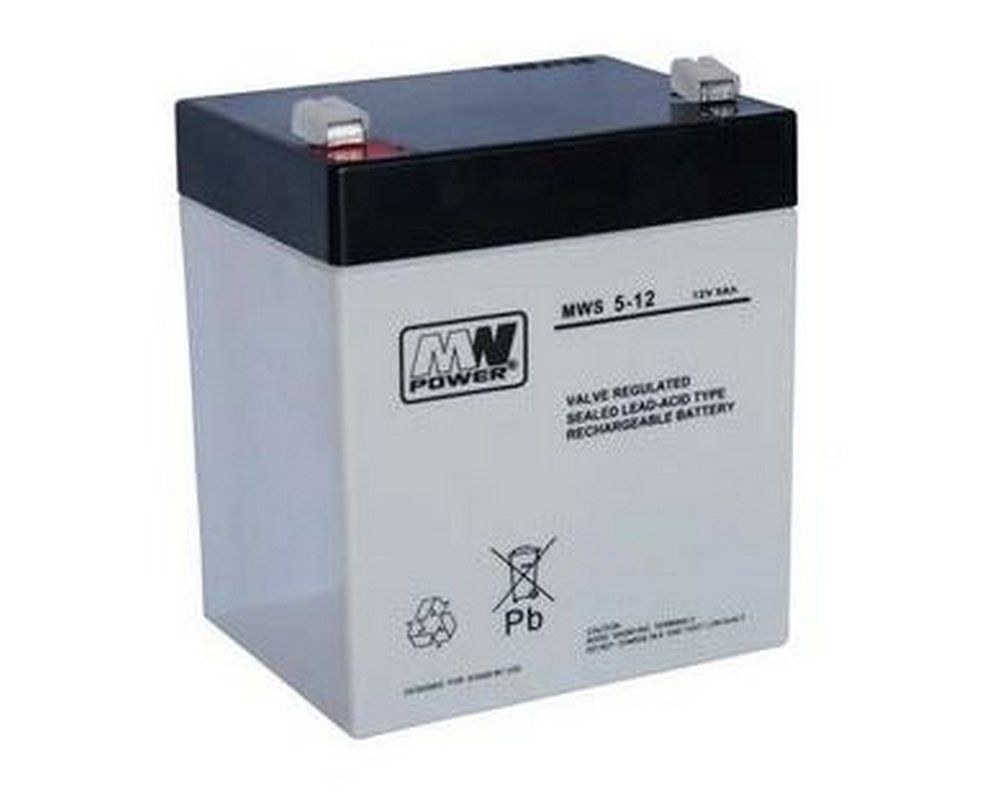 Acumulator 12V, 5Ah, MW Power, MWS 5-12