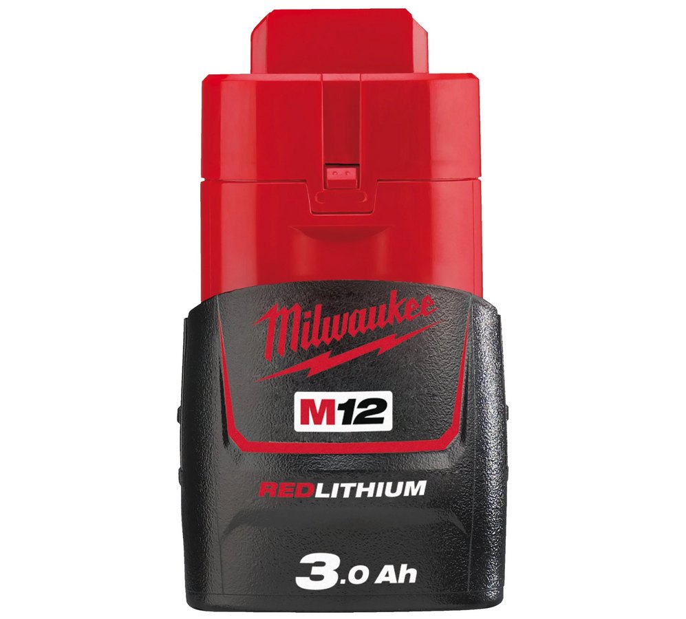 Acumulator M12 B3 Milwaukee 4932451388, 3A, 12V, protectie REDLITHIUM, carcasa sudata