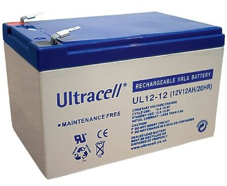 Acumulator VRLA, 12V, 12Ah, Ultracell UL12-12 F1
