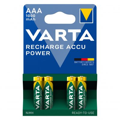 Acumulatori reincarcabili Varta AAA, Ni-MH 1.2V 1000 mAh VAR-R3-AAA