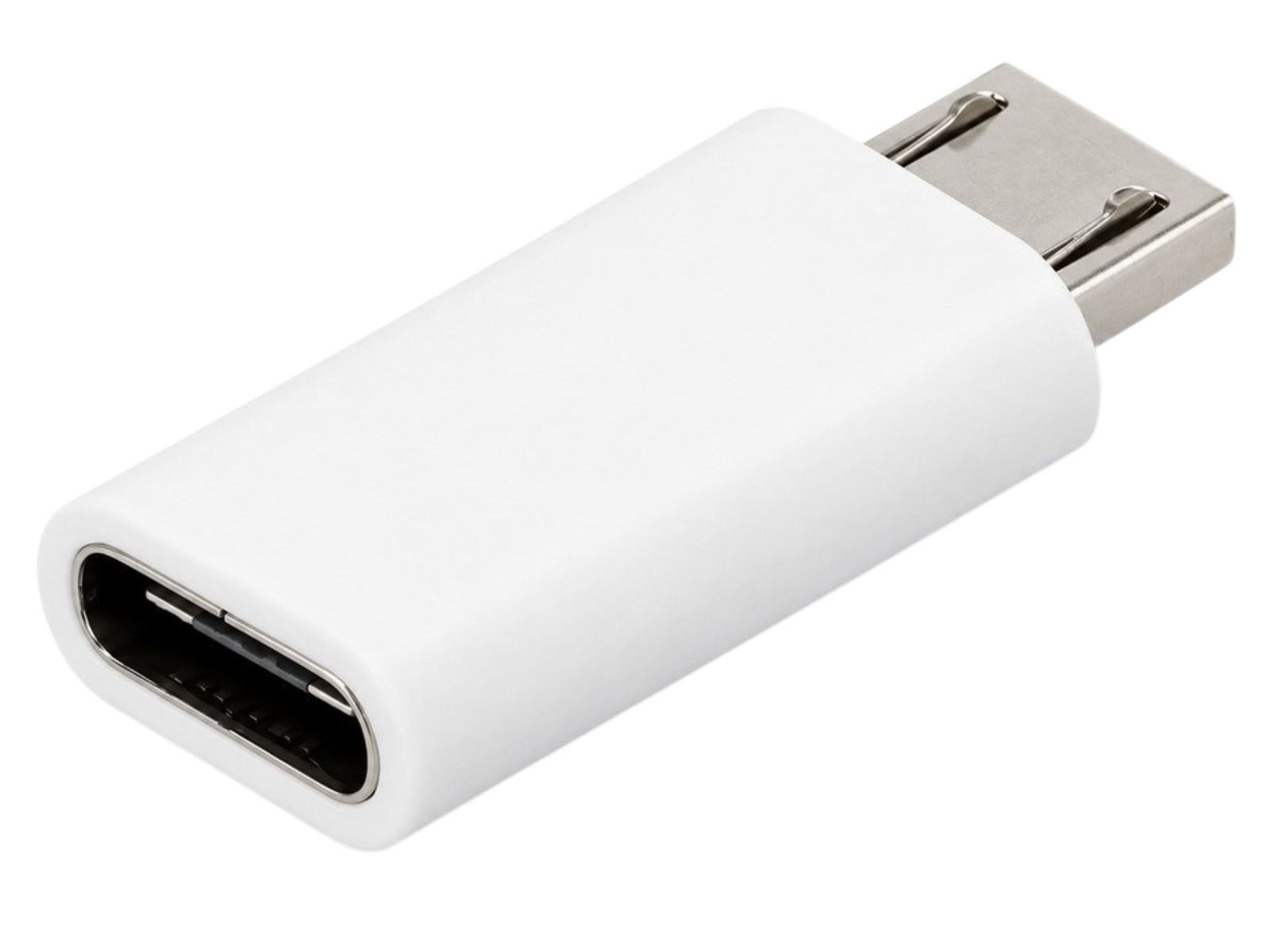 Adaptor USB Micro-B tata la USB-C mama, alb, Raspberry Pi SC0257