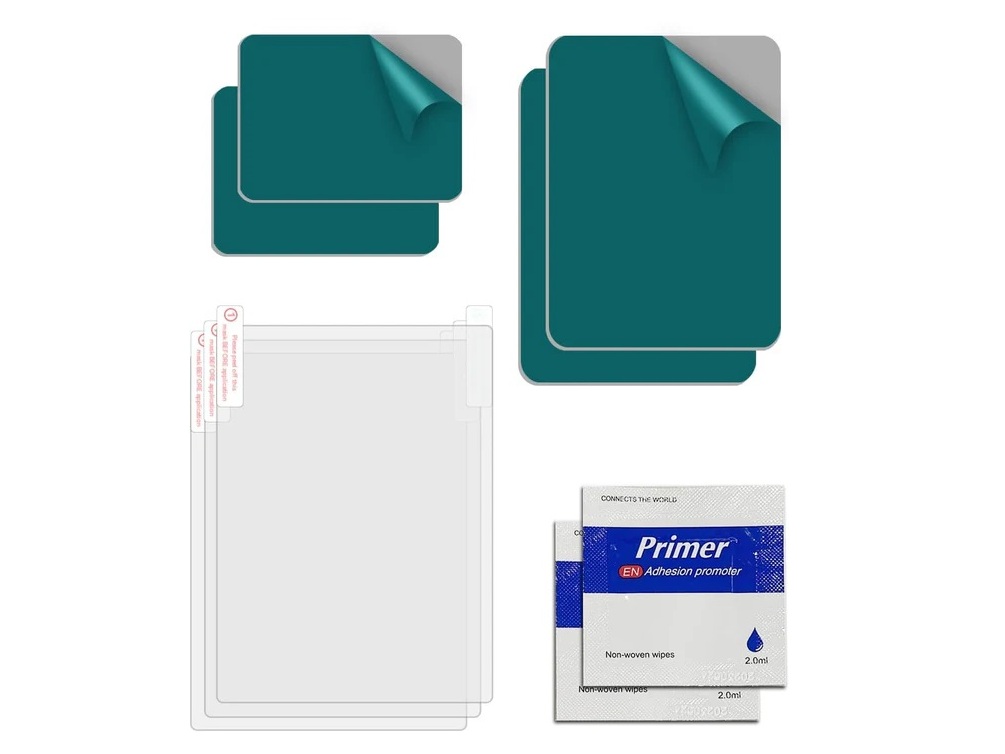 Set banda adeziva si autocolant electrostatic pentru fixare camere auto, Adhesive Vantrue