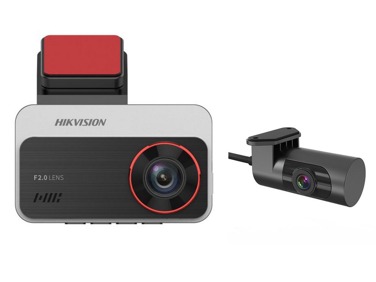 Camera auto fata / spate Hikvision AE-DC2328-C200S/2ch, 2MP Full HD, Wi-Fi, ecran LCD, audio bidirectional, Senzor G, slot microSD, aplicatie mobila