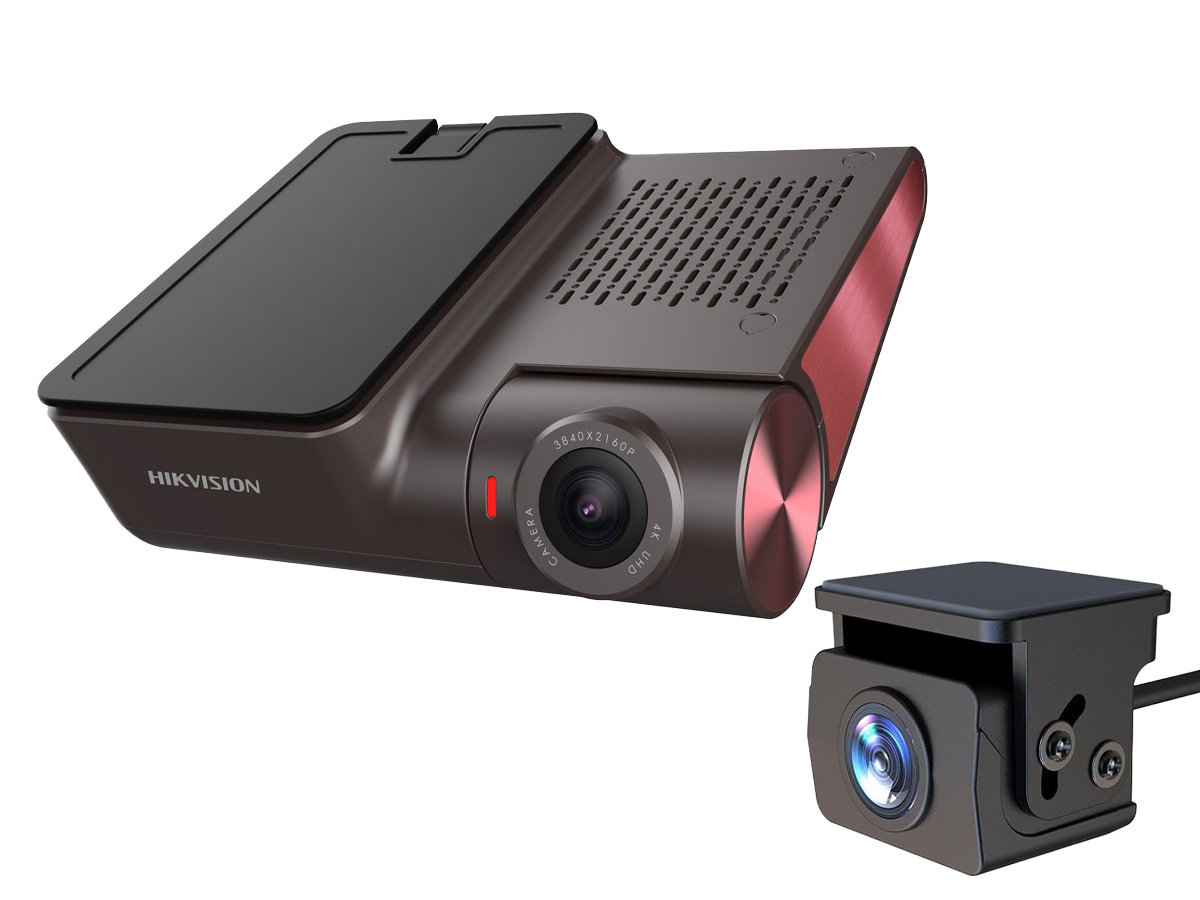Camera auto fata/ spate Hikvision AE-DC8322-G2PRO/P/GPS, 8MP 4K, Wi-Fi, Bluetooth, ecran 960x 480, slot card microSD, Senzor G, ADAS, GPS, audio bidirectional, USB 2.0