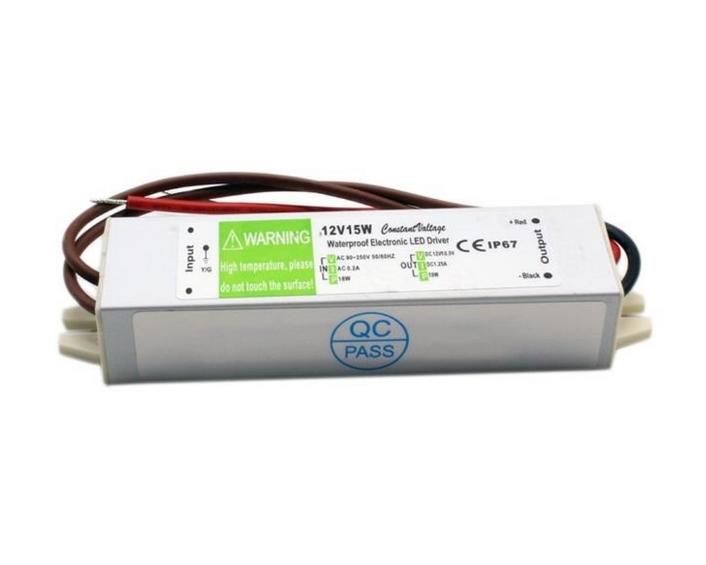 Alimentator de exterior 12V 1.25A pentru camere de supraveghere, Safer SAF-15LW