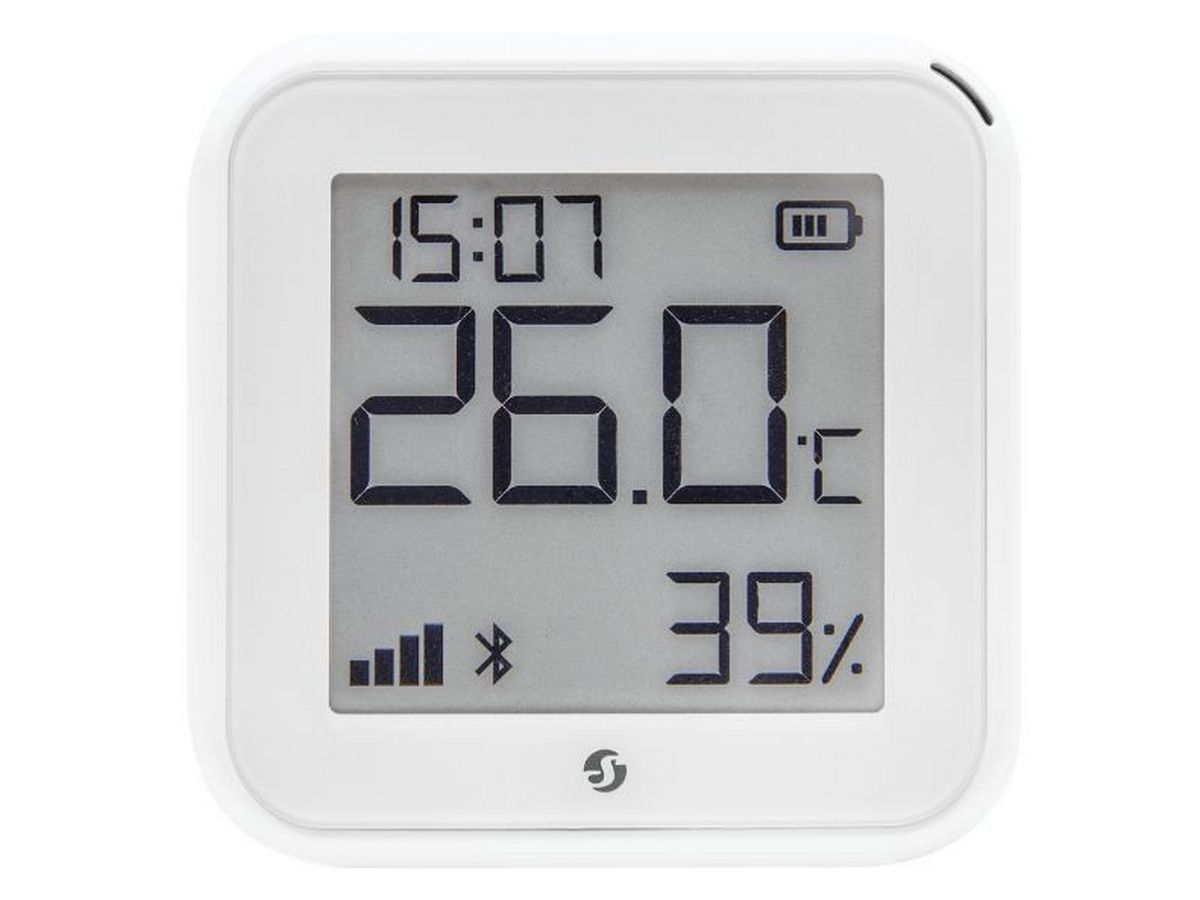 Senzor de temperatura si umiditate Shelly ALL-KIE-PLUSHTW-GEN3, Wi-Fi, USB Type C, baterii 1.5V AA, montaj perete, alb