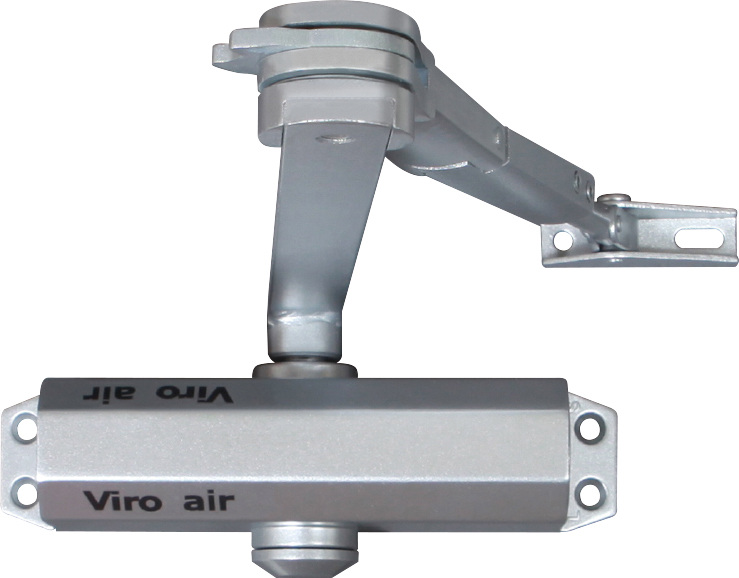 Amortizor VIRO AIR cu pinion si cremaliera, pentru usi de maxim 110cm si 85kg, gri, 118.13.2.212