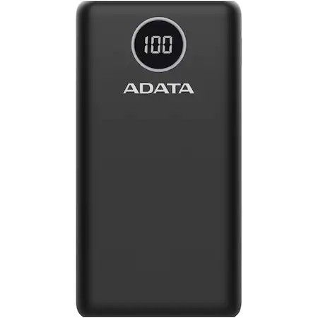 Power Bank 20000mAh Quick Charge 3.0, 3 x USB, Negru, ADATA  AP20000QCD-DGT-CBK