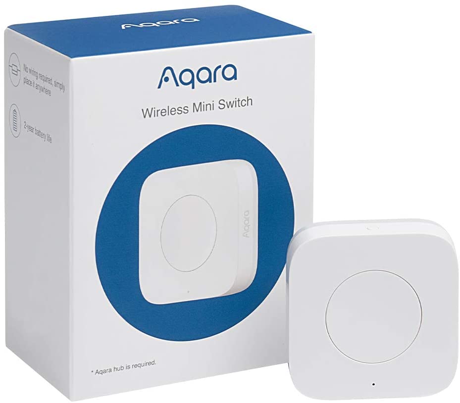 Buton pentru controlul dispozitivelor Aqara , Wireless Mini Switch, WXKG11LM