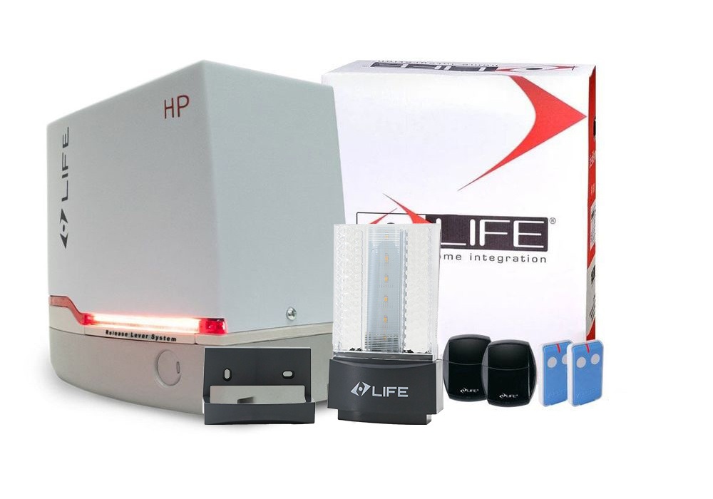Automatizare de poarta culisanta Life Deus DEUS4HP, maxim 400kg, 24VDC