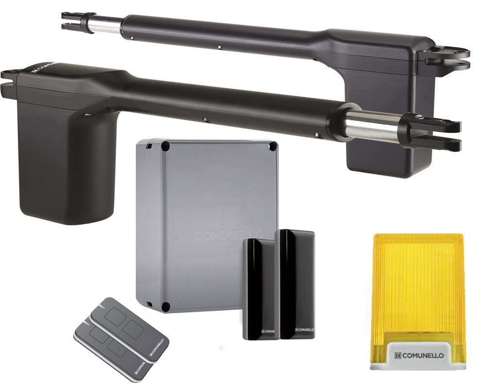 Automatizare porti batante Comunello RAM 300 24V, pana la 2x3m, 2x400kg, placa HP, IP44, GKRM300HLB900