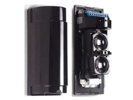 Bariera fotoelectrica impulsuri IR exterior, 100m, 2 fascicule, carcasa protectie din rasina, ABT-100