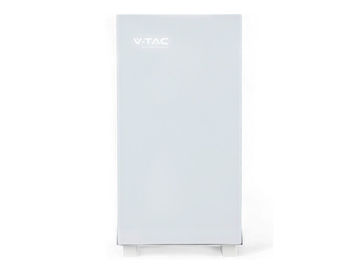 Baterie stocare energie V-TAC 16.07 kWh, LiFePO4, 16.07 kWh, 51.2V, 314Ah, CAN, IP20, 7000 cicluri, alb 12334-White