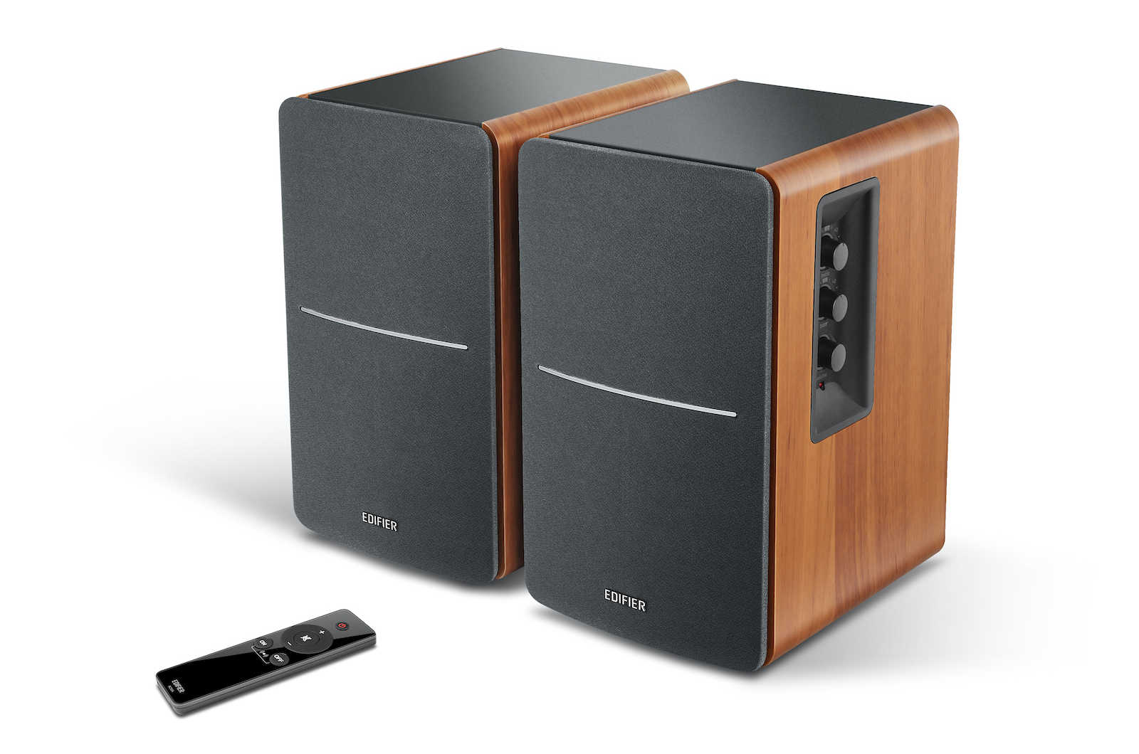 Boxe Edifier 2.0 42W (2x21W) R1280TS-BR, Control Bass, telecomanda
