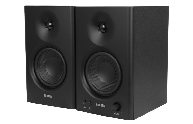 Boxe studio Edifier MR4-BK, 42W, RCA, AUX, iesire casti, Jack 3.5mm, negre