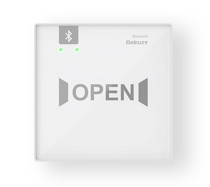 Buton de iesire cu Bluetooth, aplicatie mobila, 86x86x12, Sebury S-PAD-BT