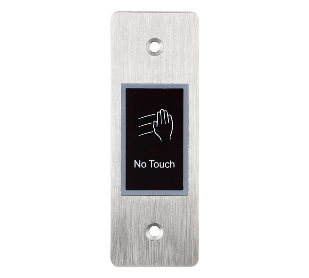 Buton de iesire incastrabil cu infrarosu si temporizare, index de protectie IP66, LED de stare, SECUKEY, Ebutton 1-X