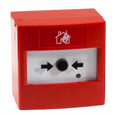 Buton de incendiu adresabil, resetabil, cu izolator inclus, indicator LED, Detnov MAD-451-I