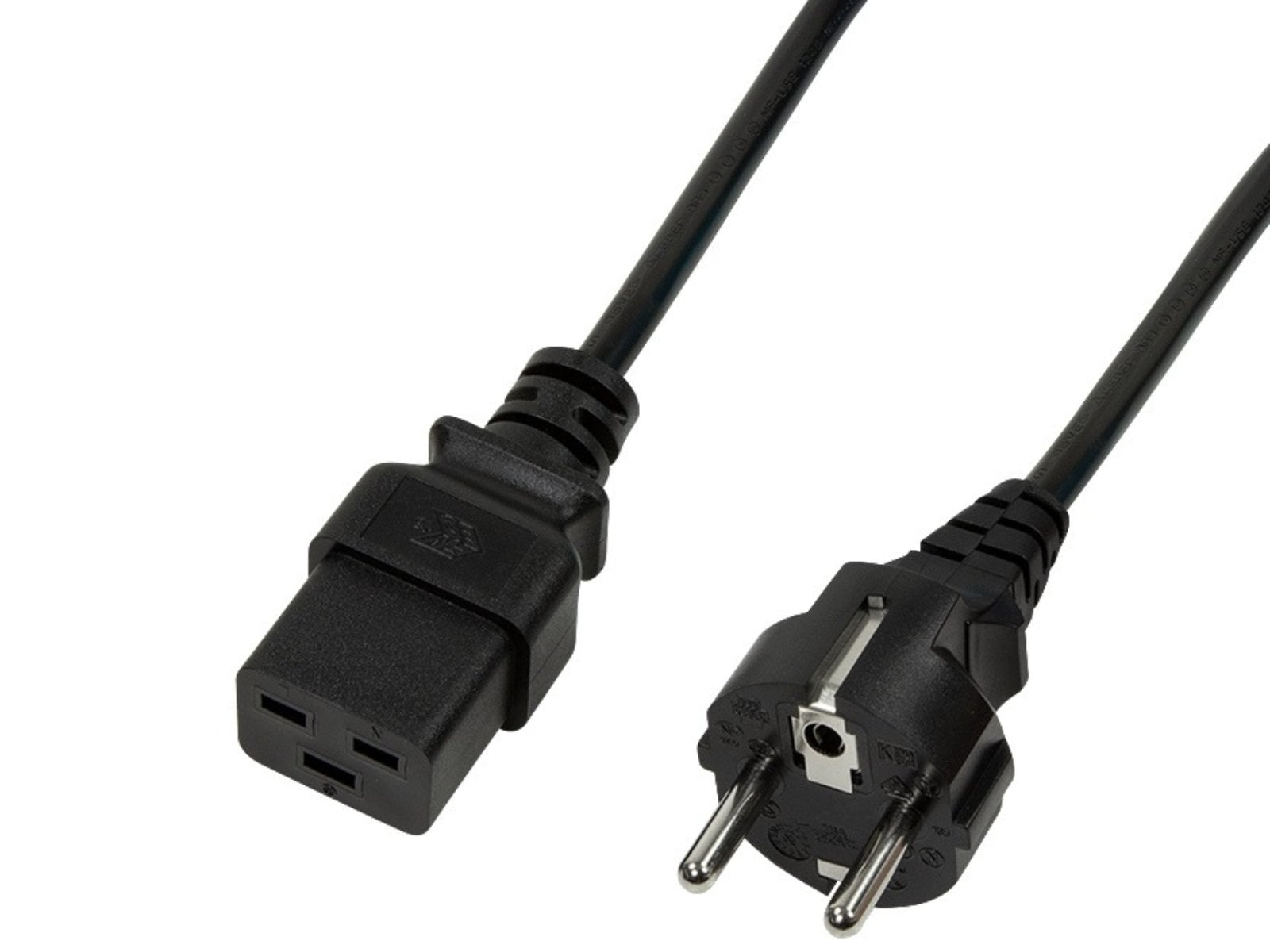 Cablu alimentare Logilink, 1m, intrare Schuko, iesire C19, 16A, 3x1mm, negru, testat VDE, CP151