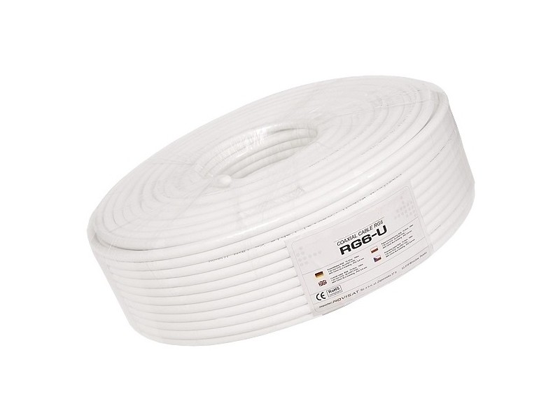 Cablu coaxial RG6U Cupru 100 metri, KAB0006