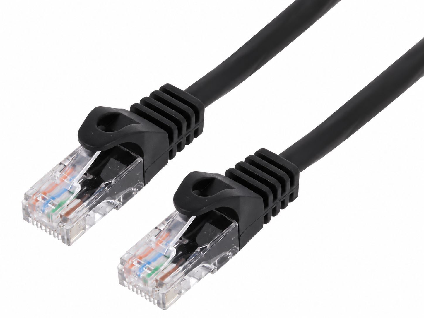 Cablu patch cord UTP Cat6, 0.25m, negru, AWG 26, 8 pozitii 8 contacte, snagless, 250 MHz, Gembird PP6U-0.25M/BK