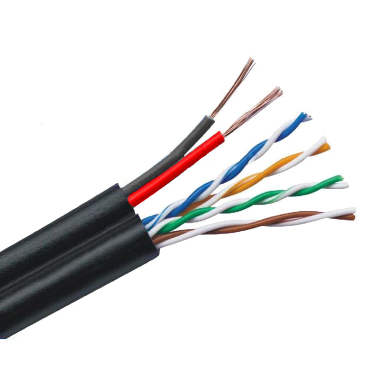 Cablu UTP cu alimentare, Siamez CAT 5e, 8 fire Cupru + 2x0.75, rola de 305M, Q5+UTPCUCAT5Q5+POWER