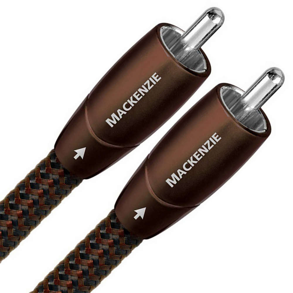 Cablu audio 2RCA-2RCA, lungime 1m, culoare maro, Audioquest Mackenzie AUDHC-AQ-MKENZIE01