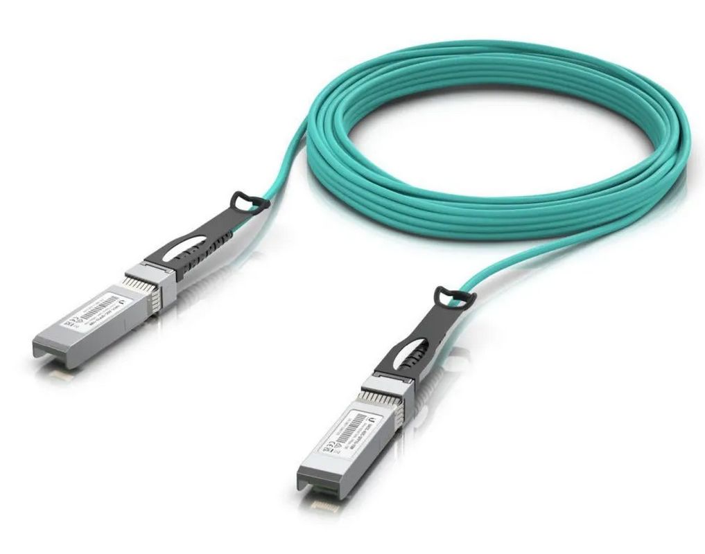 Cablu retea fibra optica SFP+, 10 metri, 850nm, 10 Gbps, Ubiquiti UACC-AOC-SFP10-10M