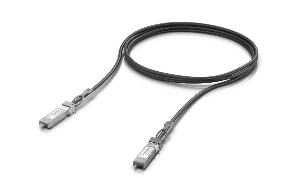 Cablu retea fibra optica Ubiquiti Direct Attach Cable UACC-DAC-SFP10-3M, 10 Gigabit, conectori SFP+, lungime 3m