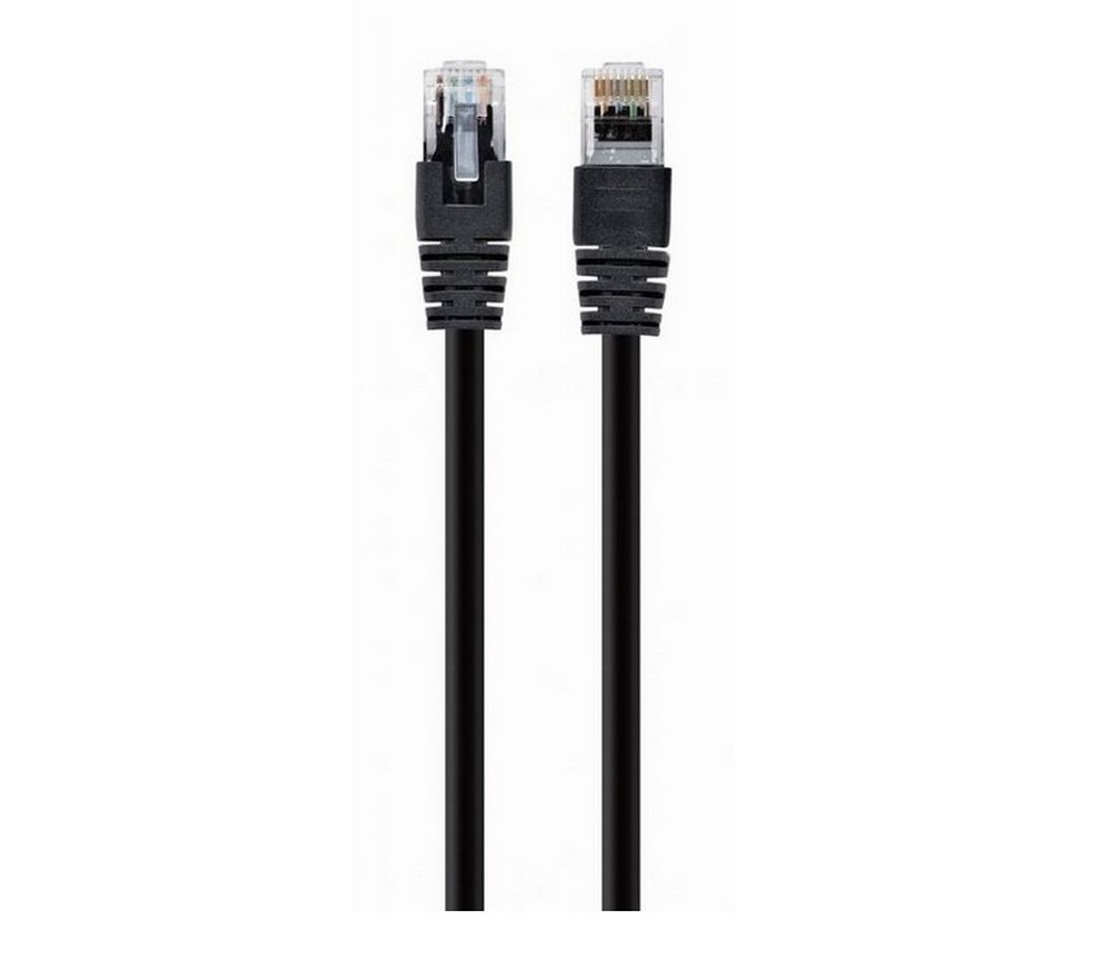 Patchcord retea CAT6 1M, Negru, PP6U-1M/BK
