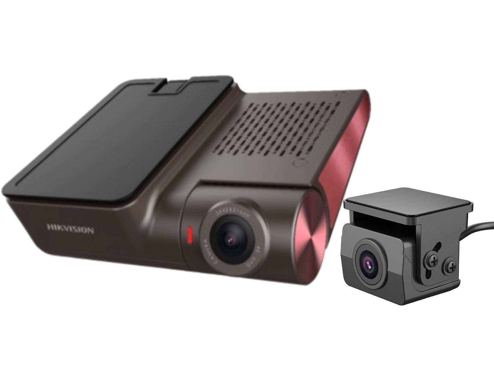 Camera auto Fata + spate Hikvision AE-DC8322-G2PRO/2ch, 4K Ultra HD, Senzor SONY IMX415, WiFi 5G, Ecran 3 Inci, HDR, ADAS, Control Vocal