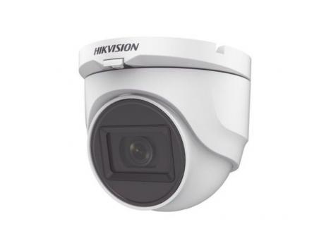 Camera supraveghere interior Hikvision DS-2CE76H0T-ITMFS, 5MP, IR 30 de metri, lentila fixa de 2.8 mm, audio, IP67