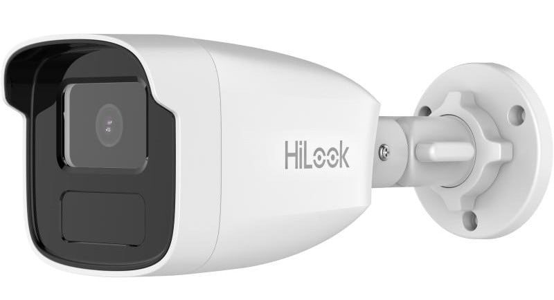 Camera exterior HiLook IPC-B480H(C)-4mm, 8MP 4K, WDR 120dB, lentila 4mm, iluminare IR 50m, H.265+, IR 50m, PoE, IP67