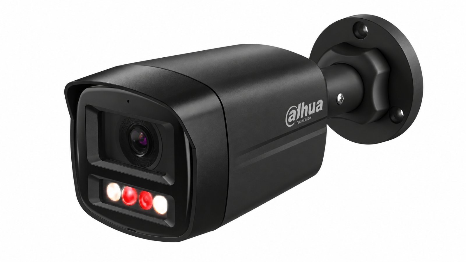 Camera IP Dahua  IPC-HFW1439TL1-A-IL-0280B-BLACK, 4 MP, lentila 2.8 mm, Smart Dual Light 50 m, microfon, detectie persoane, PoE, IP67