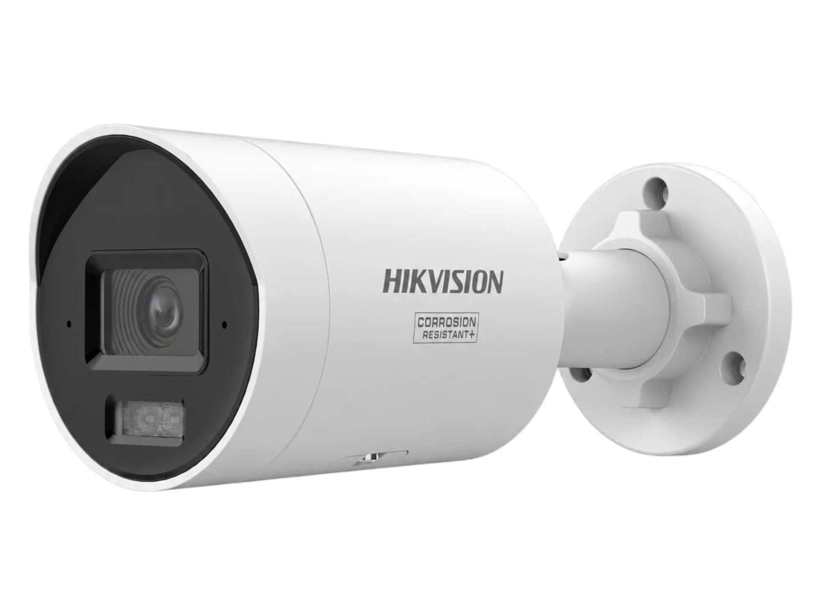Camera IP exterior Hikvision DS-2CD2087G3-LI2UY, 8 MP, 4K, Smart Hybrid Light, ColorVu, detectie AI, audio, IP67, anti-coroziune
