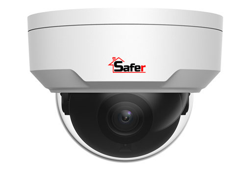 Camera dome IP 4 MP, Smart IR 30 M, lentila 2.8mm, PoE, DORI, Ultra 265, SAFER SAF-IPCDM4MP30-28