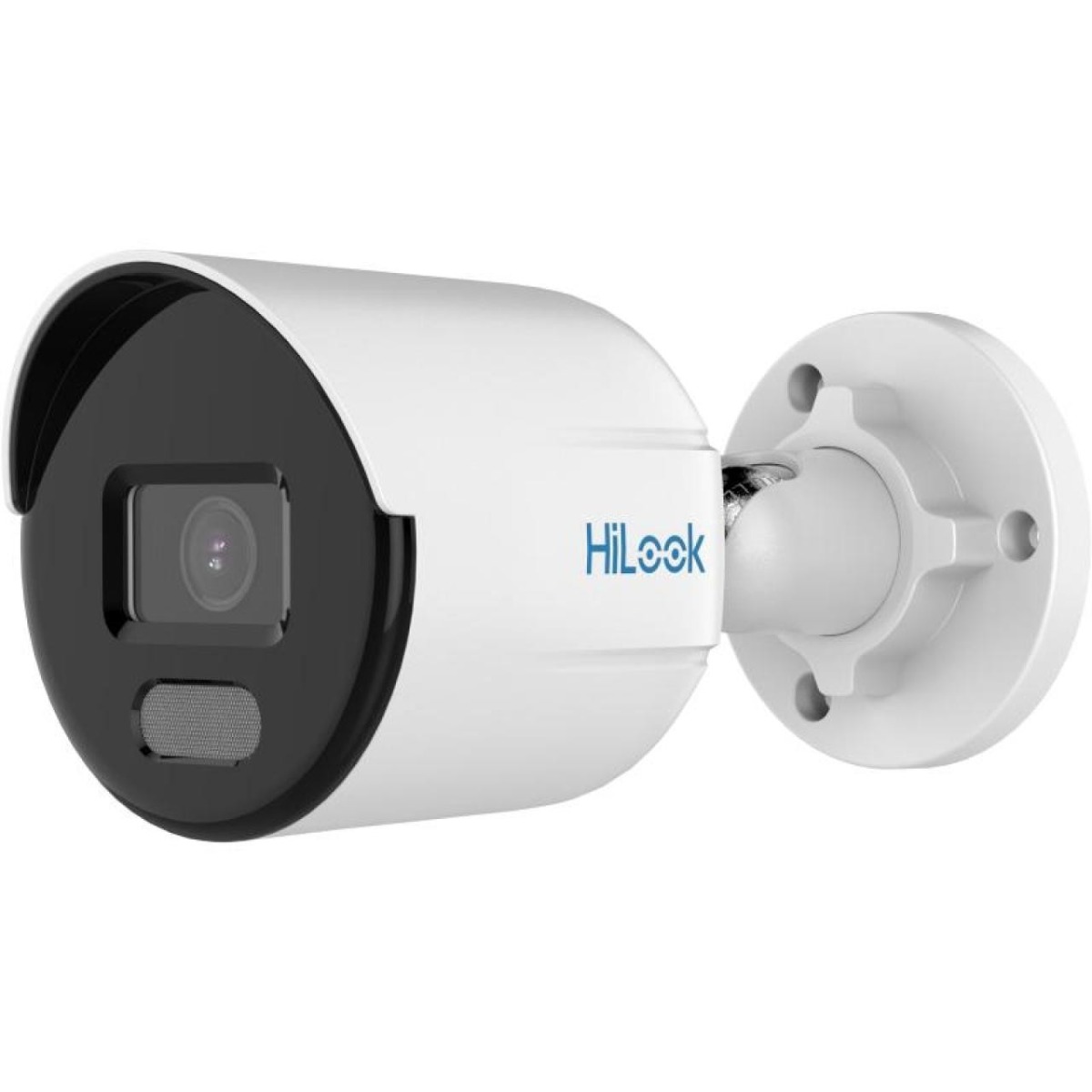 Camera supraveghere IP exterior Hikvision HiLook IPC-B129HA 2.8mm, 2 MP, ColorVu,lentila 2.8mm, LED alb 30m, detectie om/vehicul, PoE, IP67, H.265+